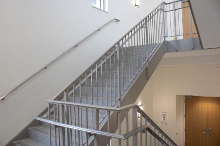 Image of staircase going upwards at OSU